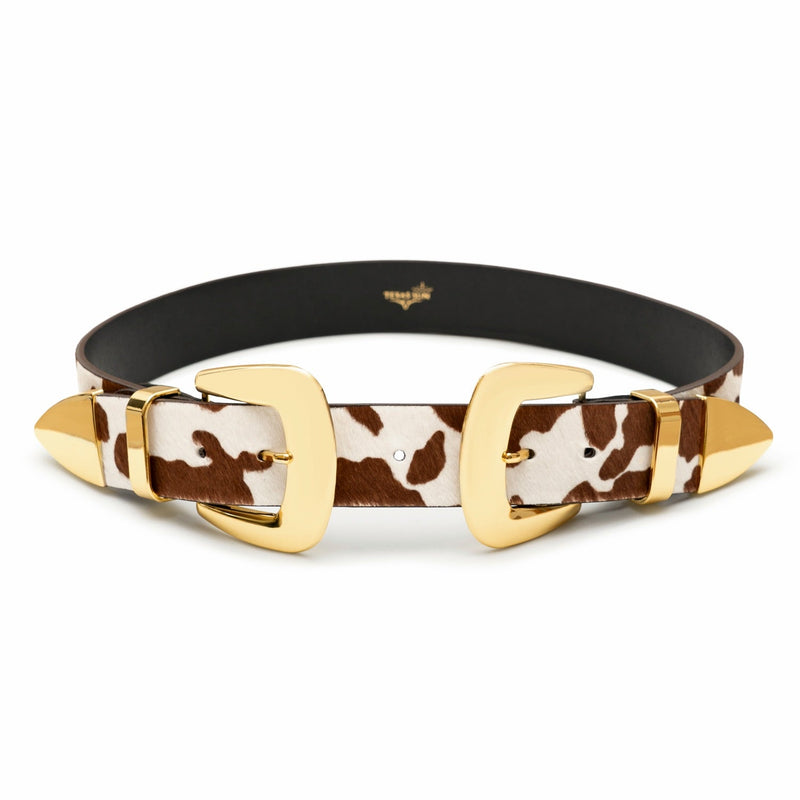 The Double Buckle in Calf-Hair: Our Boldest Belt Yet