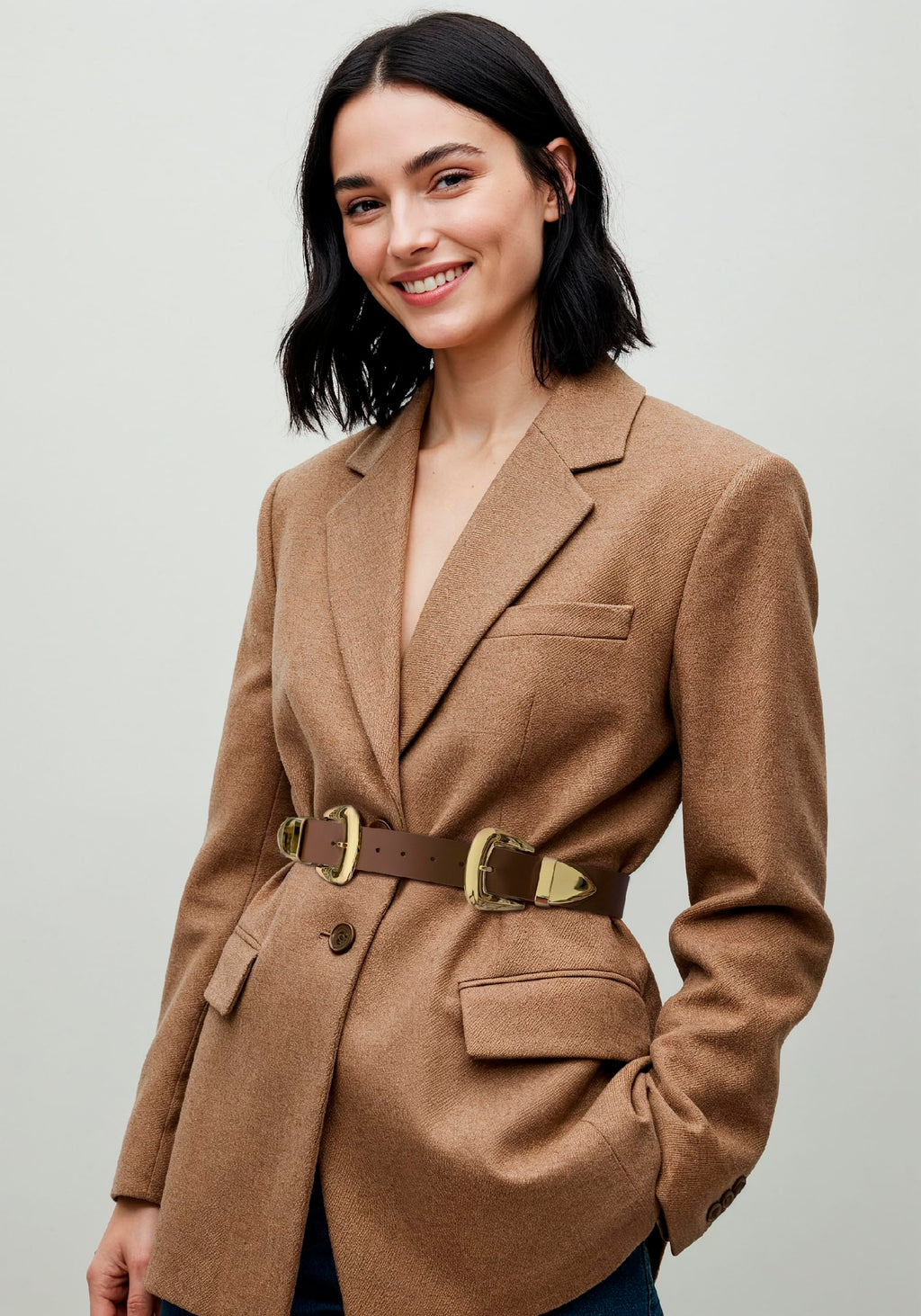 Double Buckle Western Waist Belt for Women - Texas Sun Western Wear