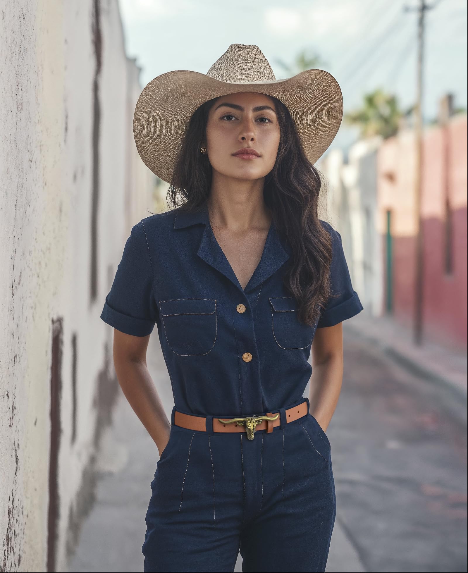 Signature Longhorn Western Belt for Women - Texas Sun Western Wear
